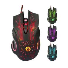 Gaming Mouse 3200DPI 6 Buttons Pro Gamer Mice LED Optical 6D USB Wired