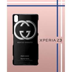 G**Ci Guilty Black Parfume Q0273 Casing Custom Hardcase Hp Sony Xperia Z3 Case Cover V00Y