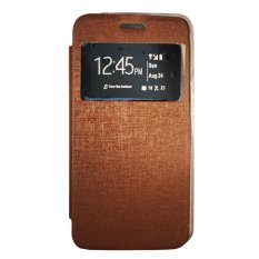 Gea Flip Cover Oppo A33t/neo7 - Coklat