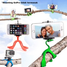 Gekkopod Flexible Mini Tripod HP Handphone Kamera Xiaomi Yi GoPro Stan