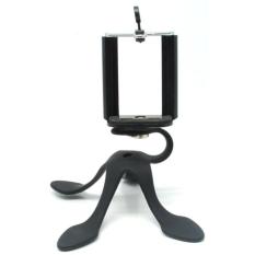 Rimas Gekkopod Flexible Tripod Mini Untuk Smartphone Camera Gopro - Black / Hitam Aksesoris Accesories Handphone Hp Penahan Holder Flexsibel Fleksibel Mudah di Bawa Berkualitas