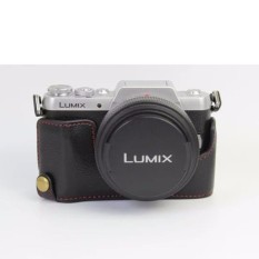 Kulit Asli Bag Setengah Body Cover untuk Panasonic DMC-GF7DMC-GF8 12-32mm DSLR-Intl