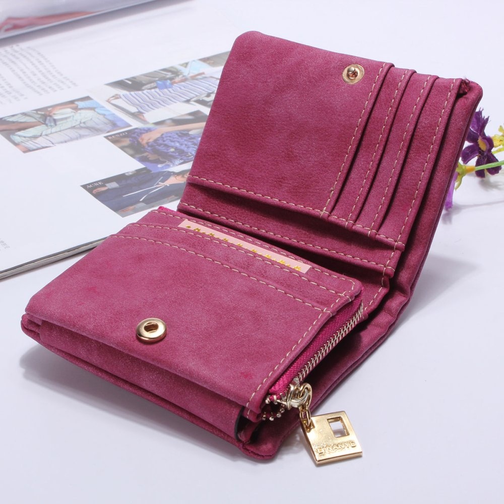 George Store Hot Jual Fashion Wanita Dompet Panjang Clutch Wadah Kartu Tas Naik Merah- INTL