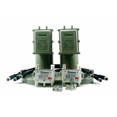 Getmecom LNB C Band 2 in 2 (2 Satelit 2 Receiver) Kembar Duo GM-999
