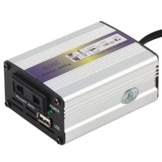 Hadiah 200 W USB 24 V DC Ke AC 220 V Mobil Auto Kendaraan Inverter Daya Konverter Adaptor