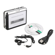 Hadiah Tape Ke PC Super USB Cassette-To-Mp3 Converter Capture Audio Music Player Baru-Intl