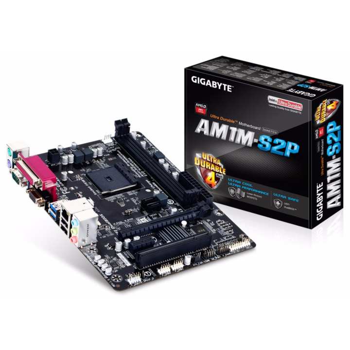 Harga Gigabyte Motherboard GA-AM1M-S2P - Socket AM1 [Hitam]