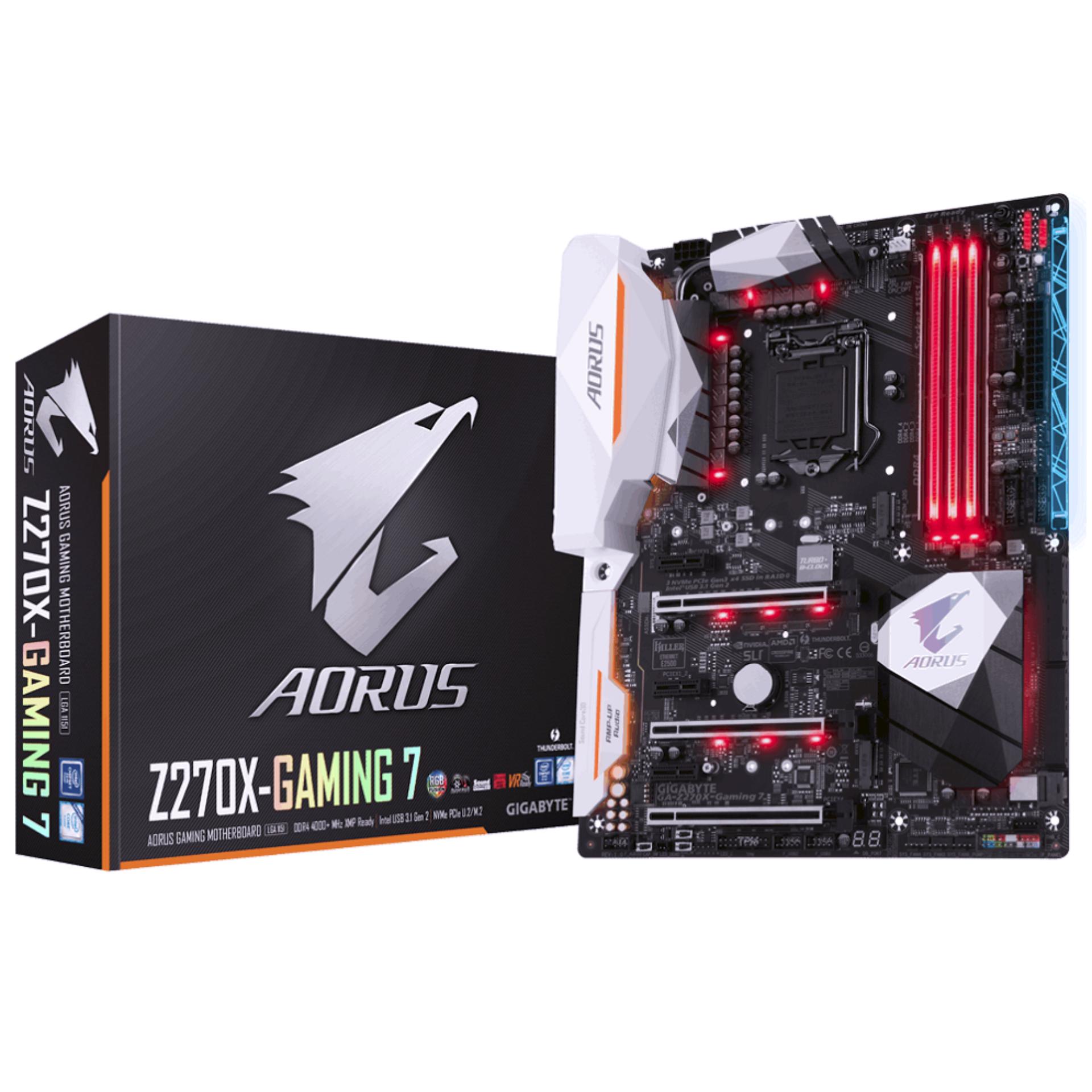 Gigabyte Motherboard GA-AX370-Gaming K7 - Socket AM4 DDR4 - Hitam