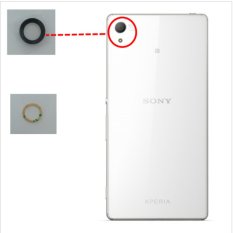 Glass Lens Cover untuk SONY Xperia Z3 Rear Kembali Lensa Kaca Kamera dengan 3 M Lem Perekat Tape Penggantian Telepon Repair Spare Parts-Intl