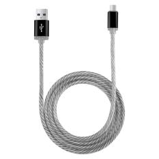 Cahaya LED Charger Luminescent Tanggal Pengisian Sync Cable untuk Samsung Galaxy S3 S4 S5 S6 S7-Intl