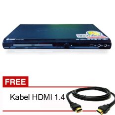 GMC BM088A DVD Player HDMI 5.1 - Hitam (Gratis Kabel HDMI)