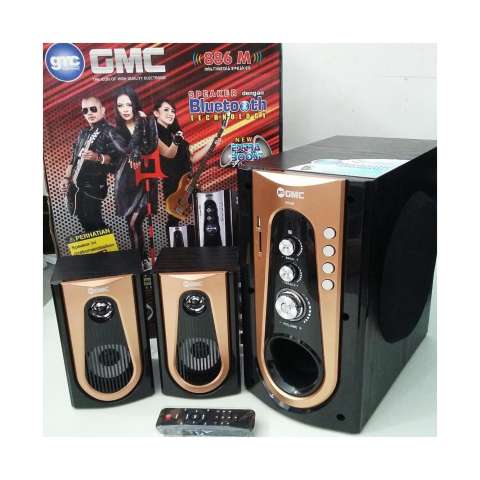 GMC Multimedia Speaker 886M / Speaker Aktif 2.1ch ( Bluetooth Connection ) 1