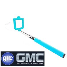 GMC Selfi Stick Tongsis Kabel With Shutter Button- Biru