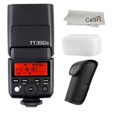 GODOX TT350O 2.4G TTL Speedlite GN36 1/8000 S HSS Kamera Flash ForOlympus Mirrorless Kamera dengan Kain MicroFiber -Intl
