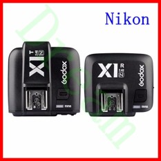 GODOX X1N 2.4 GHz I-ttl Wireless Transmitter dan Receiver Trigger Set Wireless LCD 1/8000 S HSS TTL Studio Flash Speedlite Pemicu Transceiver untuk Nik0n D610 D800E D800 D700 D300s D300 D600 D5300 D5200 D3100 D7100 D90 D4s D3 (X1N) -Intl