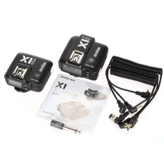 GODOX X1N TTL 2.4 GHz Wireless Flash Trigger dengan Layar Multi-fungsional Transmitter + Receiver untuk Nikon DSLR Kamera