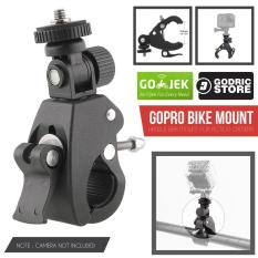 Godric Clamp Bike Mount Tripod Adapter Sepeda for Xiaomi Yi / GoPro / Brica Action Camera