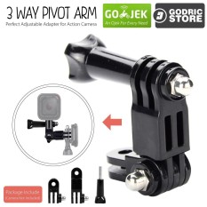 Godric Pivot Arm With Knob Adjustable 3 Way for Xiaomi Yi / GoPro / Brica Action Camera