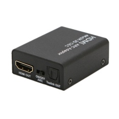 goges 1x2 HDMI Splitter With Integrated Audio Extractor. Support2CH 5.1CH 4Kx2K 3D Optical SPDIF And R/L Output HTb2365 - intl