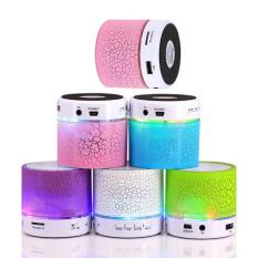 Gogo Grosir LED MINI Portable Wireless Bluetooth Speaker TF USB Music Sound Subwoofer Box - Random