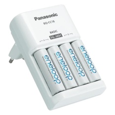 Gogo Grosir Panasonic Eneloop K-KJ18MCC40T Basic Charger - Batre + Charger - Putih