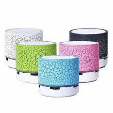 Gogo Grosir Speaker LED MINI Portable Wireless Bluetooth Speaker TF USB - Random