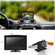 GOGO ROADLESS AC00011 Mobil LED Car Backup dan Monitor Kit-Intl
