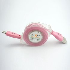 Gogo Toko LED Ringan Emitting Teleskopik Mikro Usb Pengisian Kabel Kabel Data Konektor-Internasional