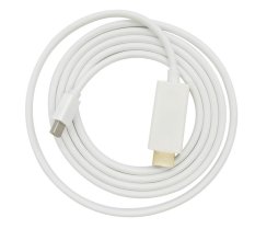 Emas Berlapis MINI DisplayPort Petir Kompatibel For HDTV Kabel, 182.88 CM