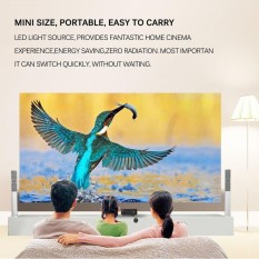 BAIK PRO HDMI Portable Mini LED Hiburan Proyektor Bioskop Rumah Steker AS-Internasional
