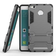 Kualitas Bagus 2 In 1 Set Ponsel Cover Armor Shockproof Kasus Telepon dengan Pemegang Ponsel Shell untuk Xiaomi Redmi 3 Pro-Intl