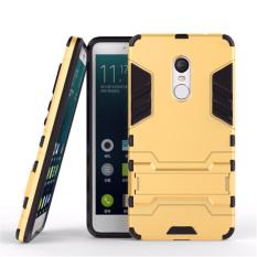Kualitas Bagus 2 In 1 Set Ponsel Cover Armor Shockproof Kasus Telepon dengan Pemegang Ponsel Shell untuk Xiaomi Redmi Note 4-Intl