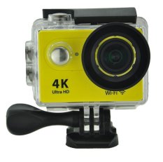 Goodpa 4 K WIFI Sport DV H9 2.0 LCD 30 M Tahan Air 1080 P Kamera Olah Raga Wifi Xdv/Ultra HD 4 K Action Camera Kuning-Intl