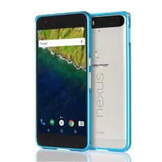 Google Nexus6 Monokrom Busur Hippocampus Gesper Paduan Aluminium Bingkai Logam Cangkang Pelindung