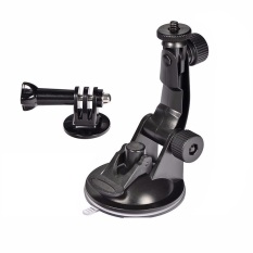 Car Suction Cup Adaptor Jendela Kaca Mount Holder Tripod untuk Go PRO 5 4 3 Xiao Yi 4 K SJ4000 H9 Action Sport Camera Aksesoris