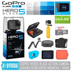 GoPro Hero 5 / Hero5 Paket Complete Action Camera 4K 30FPS Garansi Resmi 1 Tahun