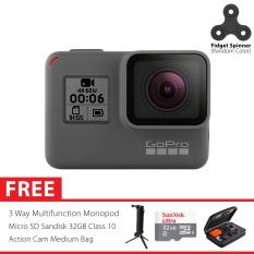 GoPro Hero6 / GoPro Hero 6 Black Combo 3 Way Deluxe 32GB Spin
