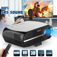 Gp100 LCD Proyektor Video W/1080 P Full-hd Kualitas Tingkat 5000 Lumens 90-240 V USB EU Plug-Intl