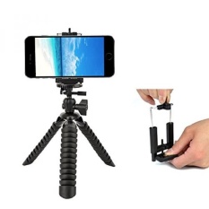 GPL/Fleksibel Cell Phone Tripod, DIGIANT Mini IPhone Tripod dengan Pelepasan Rilis Cepat, Tingkat Gelembung untuk SEMUA GOPRO HERO Kamera dengan Telepon Tripod Mount untuk IPhone, Galaxy, Samsung, Dll/kapal dari AMERIKA SERIKAT-Intl