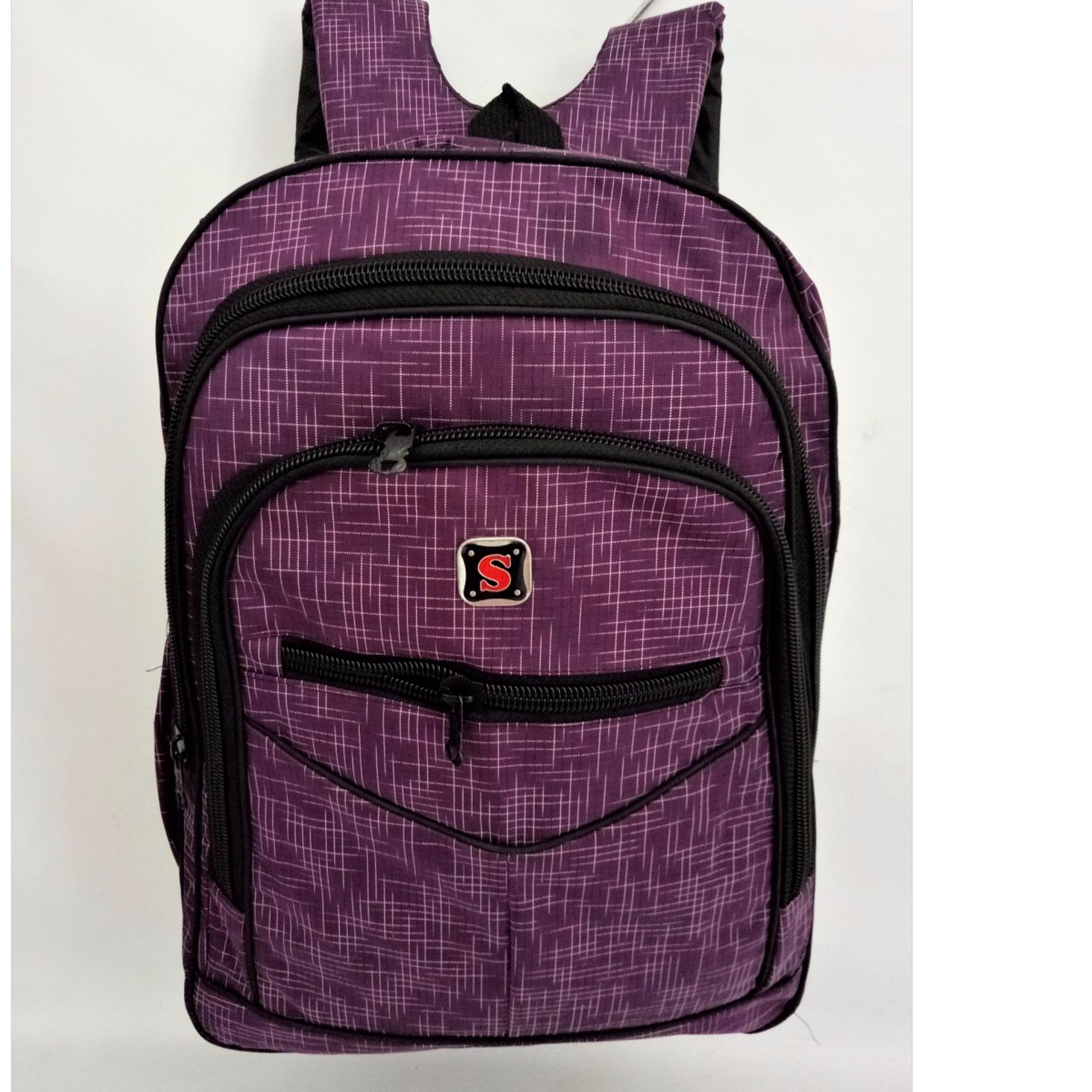 Grab-B Ransel Laptop Motif Garis 07
