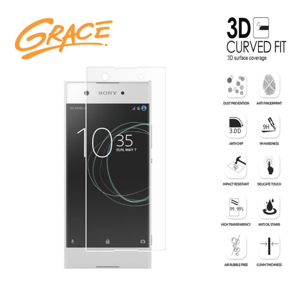 Grace Sony Xperia XA1 Plus G3412 5 5 inch Tempered Glass 3D Curved Full