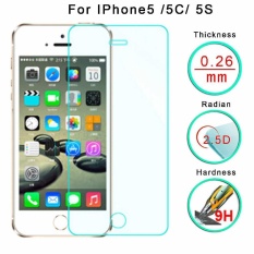 Bagus Kaca Melunakkan Film Layar Pelindung Sarung untuk Apple iPhone 5 S 5C 5 Baru-Internasional