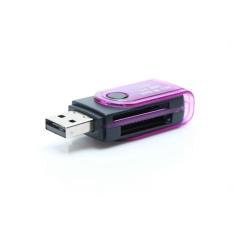 Griyaazza - Card Reader Universal untuk Memindahkan Data dari Memory Hp ke Komputer - Multi Warna