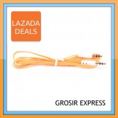 Grosir Express Kabel Flat Audio AUX Jack 3.5mm Audio to Audio Male to Male