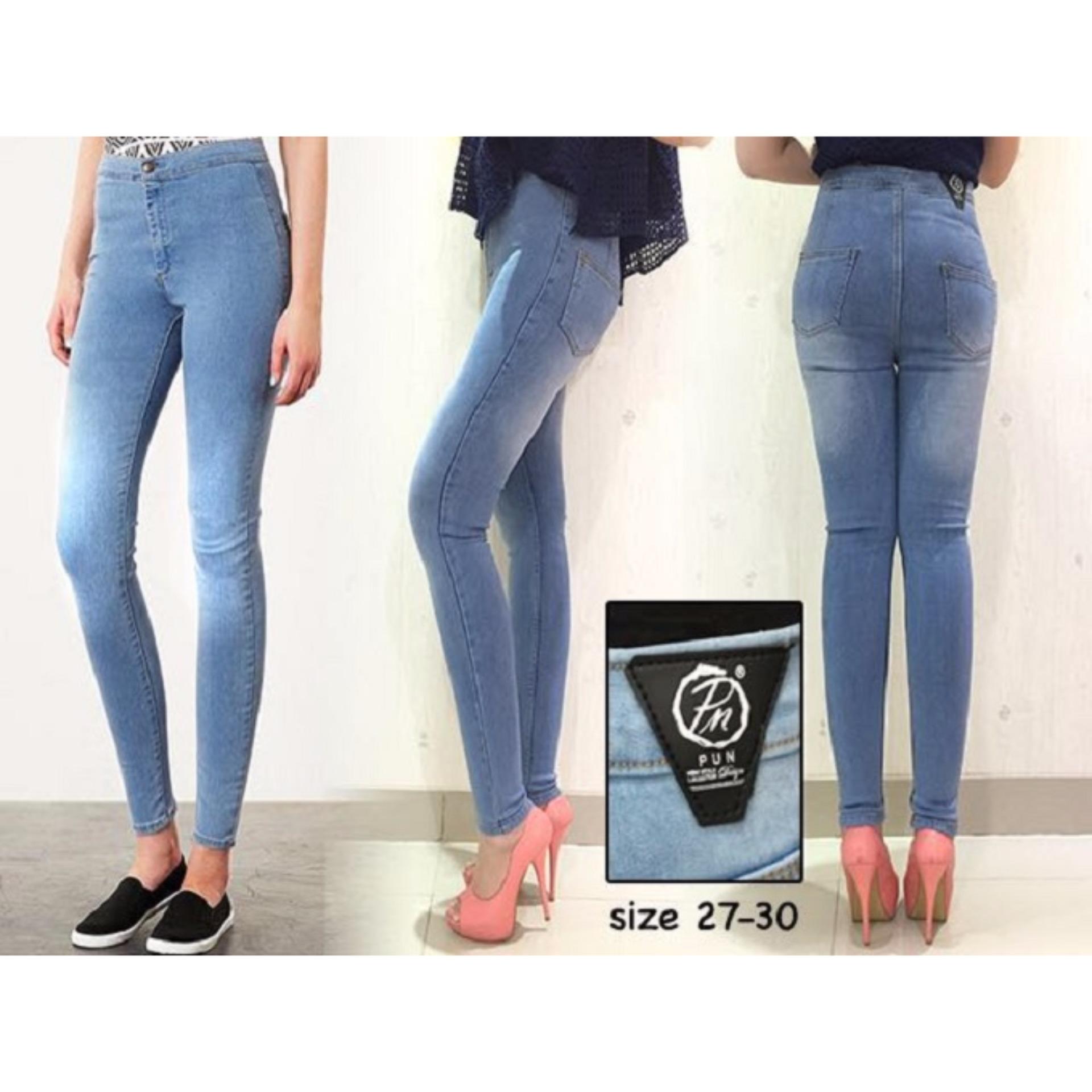 GSD - Celana Panjang /Celana Jeans Wanita /Celana Hightwaist /Celana Jegging Wanita Blue