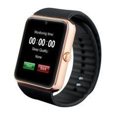 GT08 Bluetooth Smart Wrist Watch GSM Ponsel untuk Android Samsung Apple IOS I Phone (Hitam)-Int'l-Intl