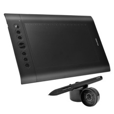 H610-Pro 10 Inci X 6.25 Inci USB Seni Grafis Huion Gambar Tablet Bantalan/Hotkey Pena Tanpa Kabel