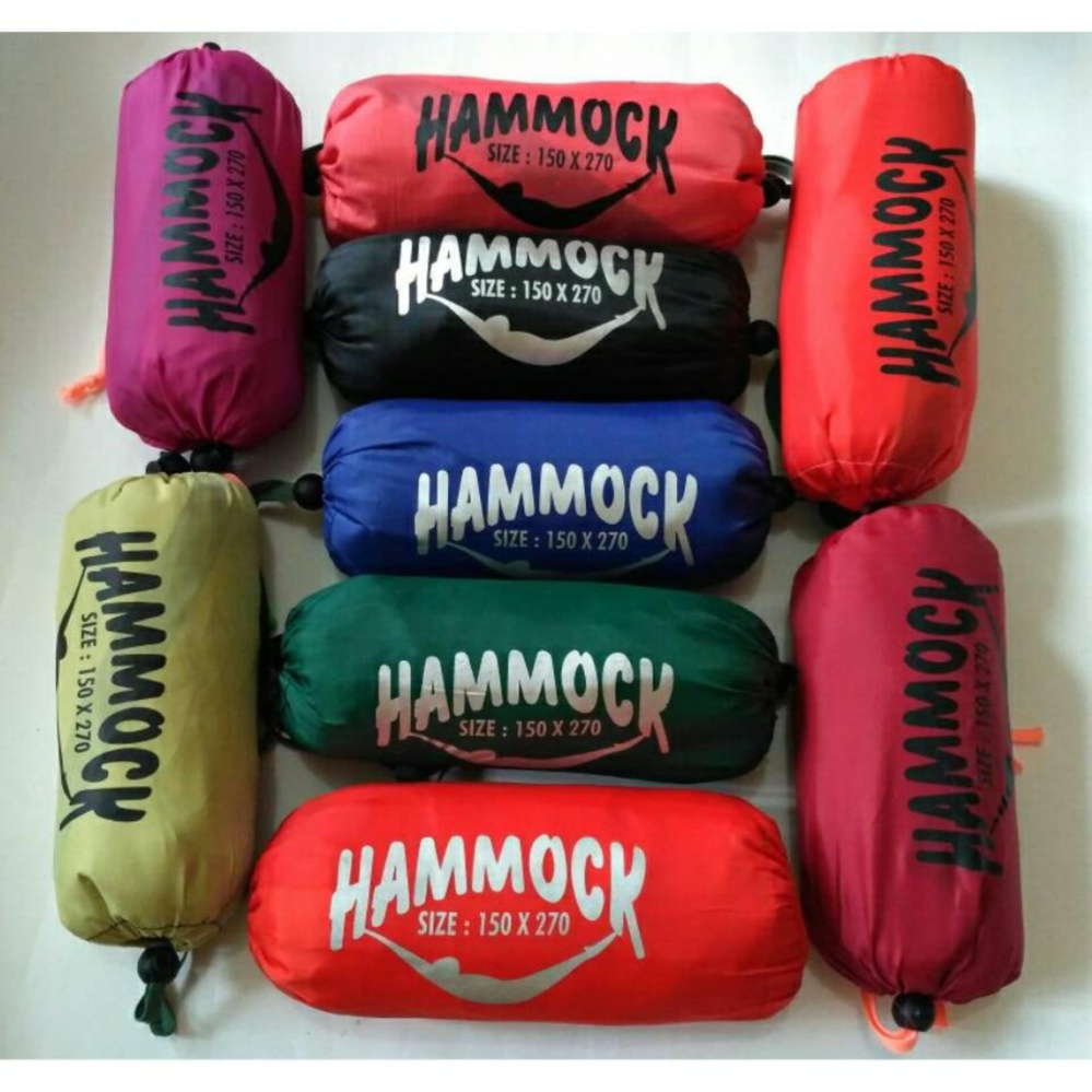Ooplm Canvas Single Hammock Outdoor Sleeping Gear For Hiking Backpacking 2cred
