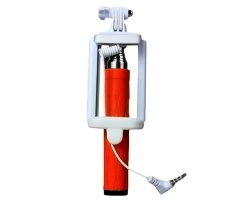 Genggam Bisa Dijepret Sendiri Tripod Monopod Stick untuk Smartphone atau Oranye-Intl