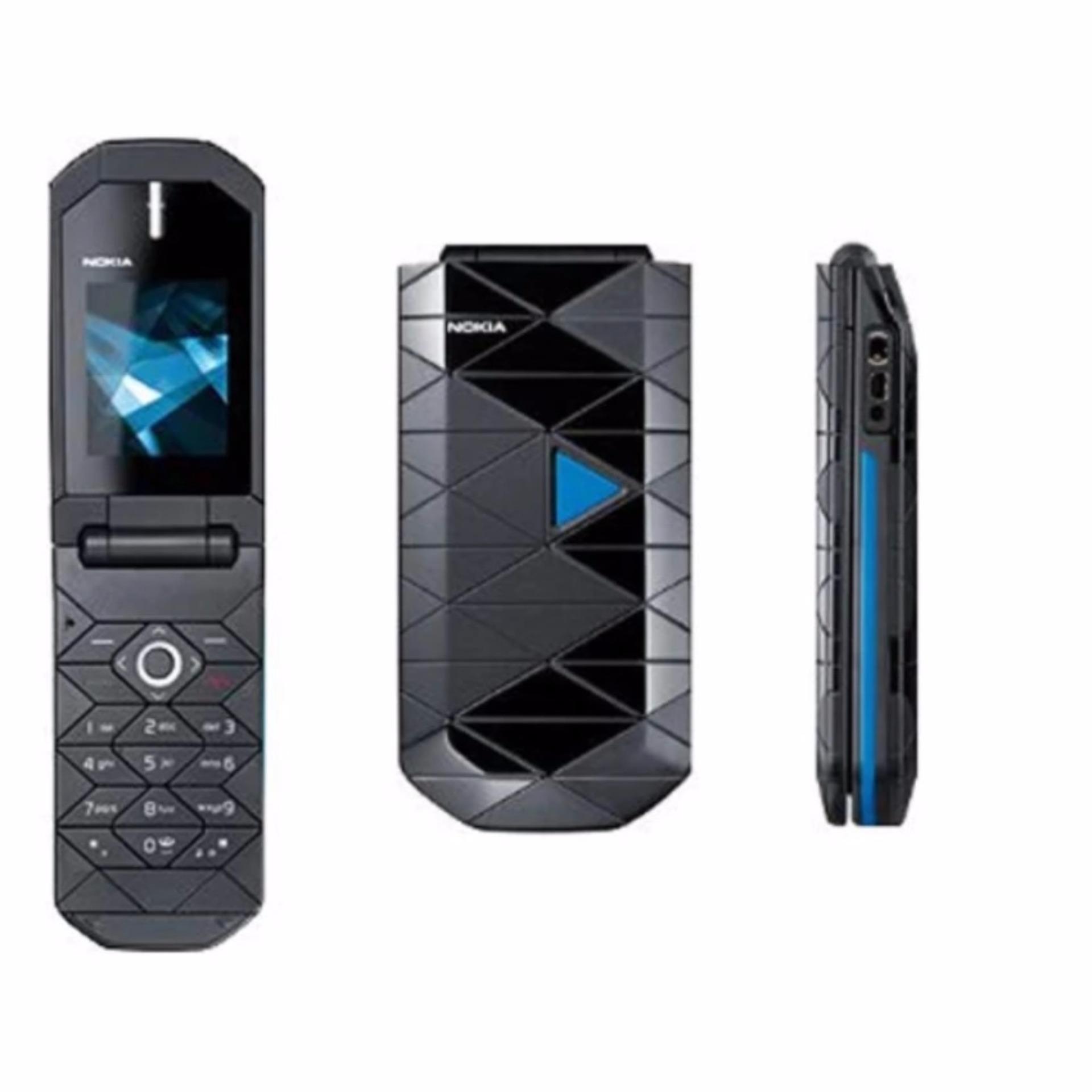 Handphone Nokia 7070 - Hitam/Biru
